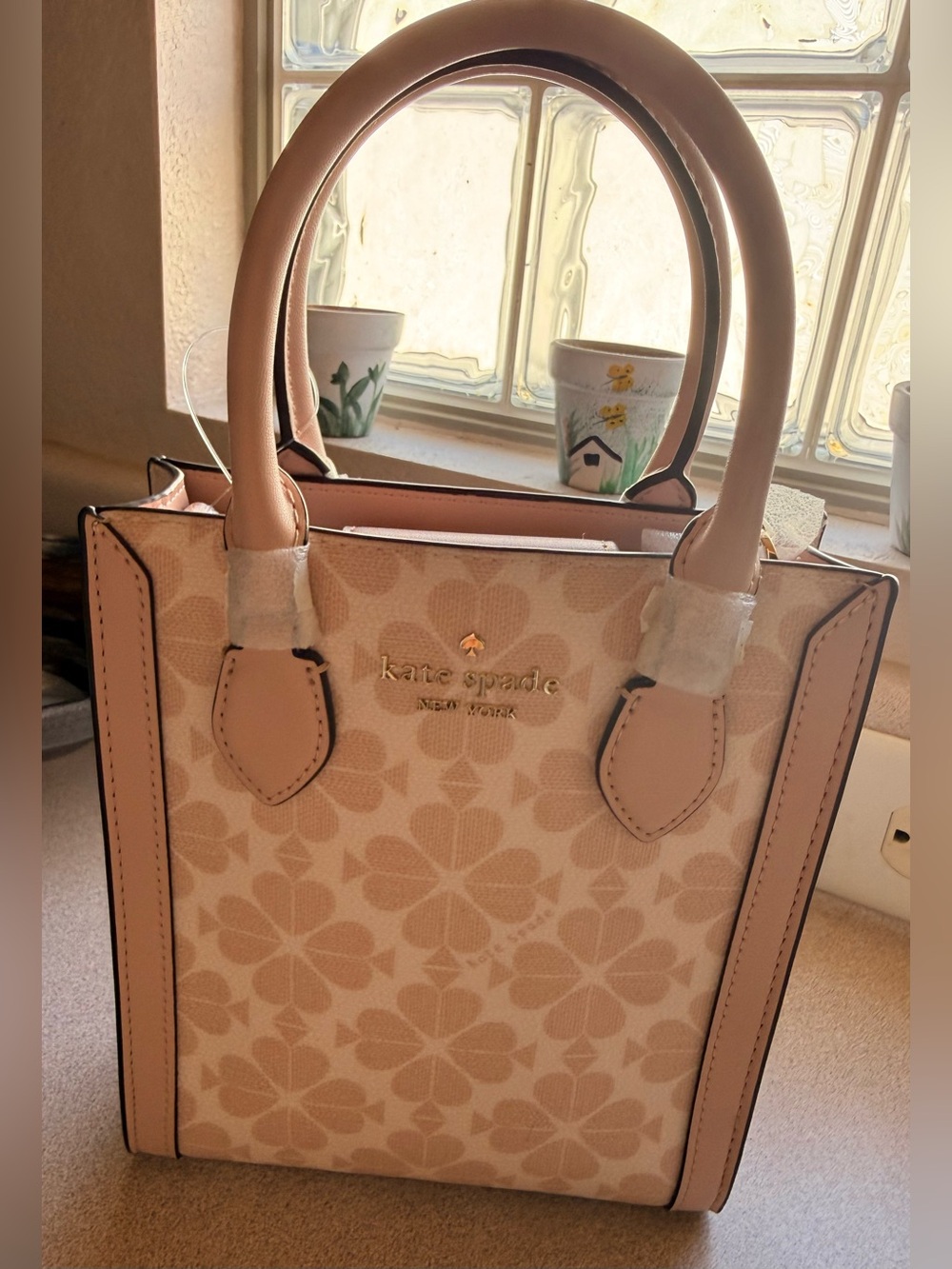 kate spade Pink Floral Mini Satchel Crossbody